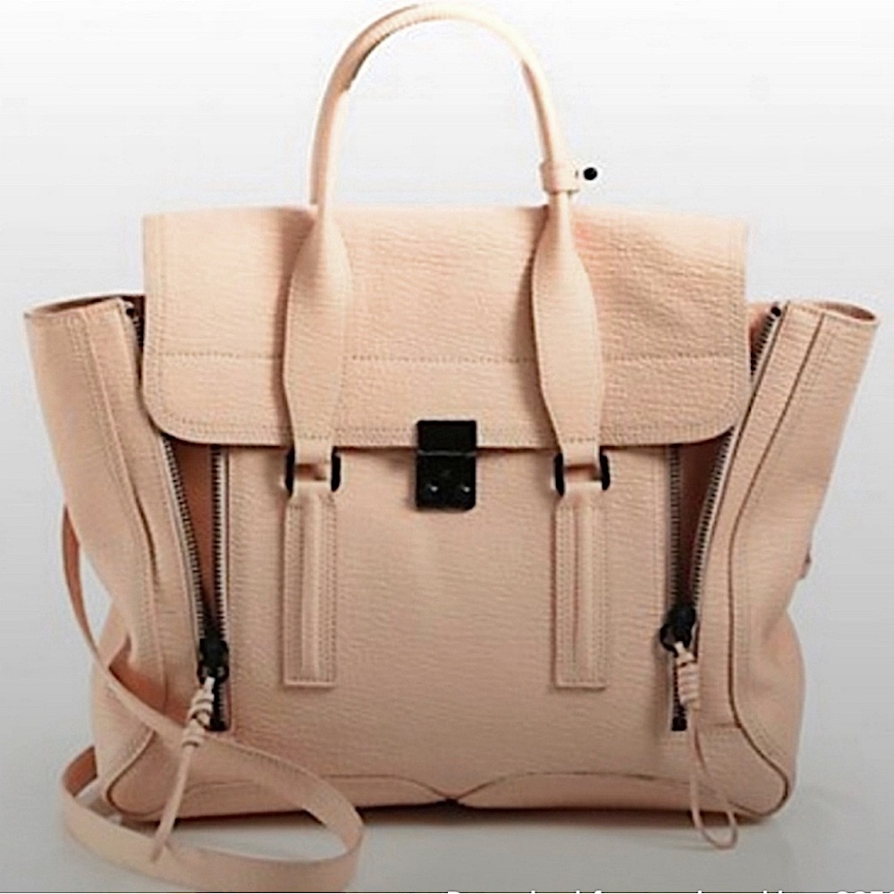 3.1 Phillip Lim Leather Pashli Satchel in Blush